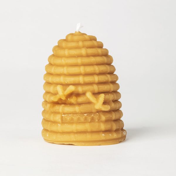 Bienenwachs-Kerze Bienenstock - Handarbeit aus Wien