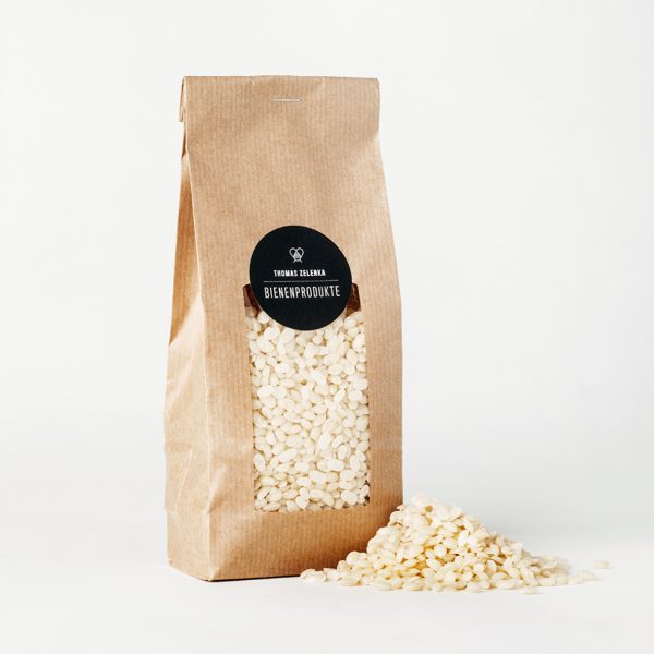 Bio Bienenwachspastillen weiss