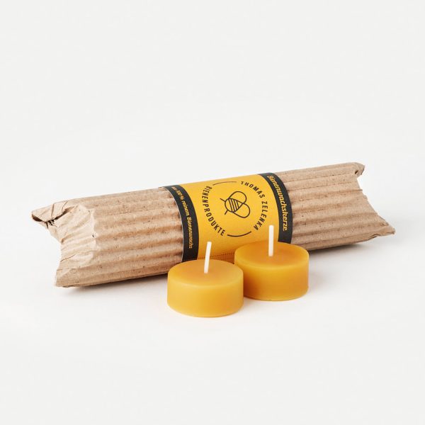 Teelichter aus Bienenwachs - Nachfüllpackung