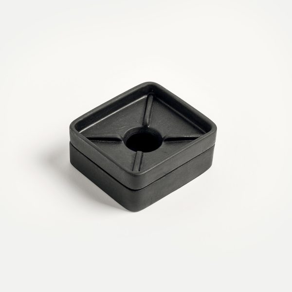 Seifenschale aus Beton - schwarz