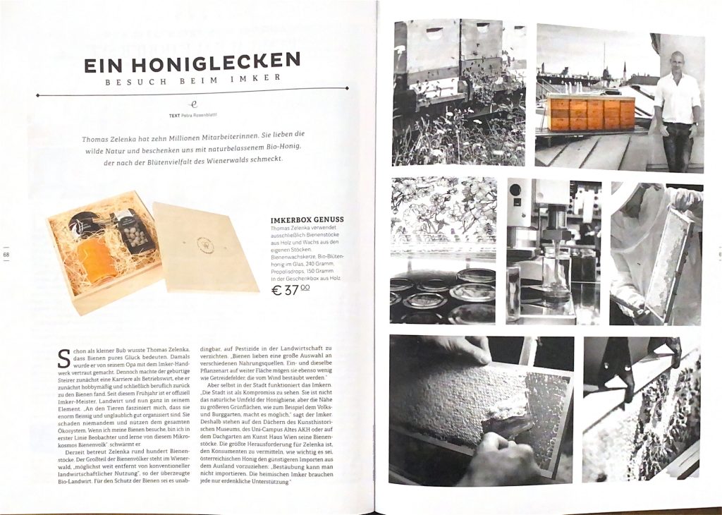 Artikel in Presse: Ein Honiglecken